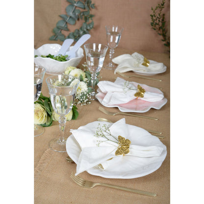 White flat plate in Melamine 27x27x2cm