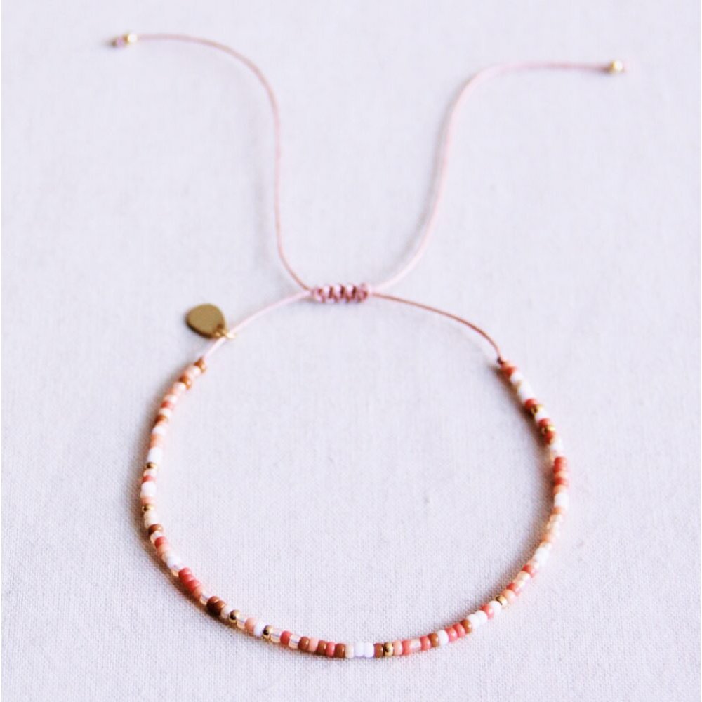 Miyuki anklet - mix nude