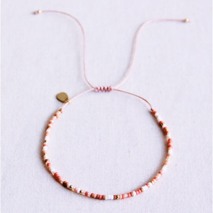 Miyuki anklet - mix nude