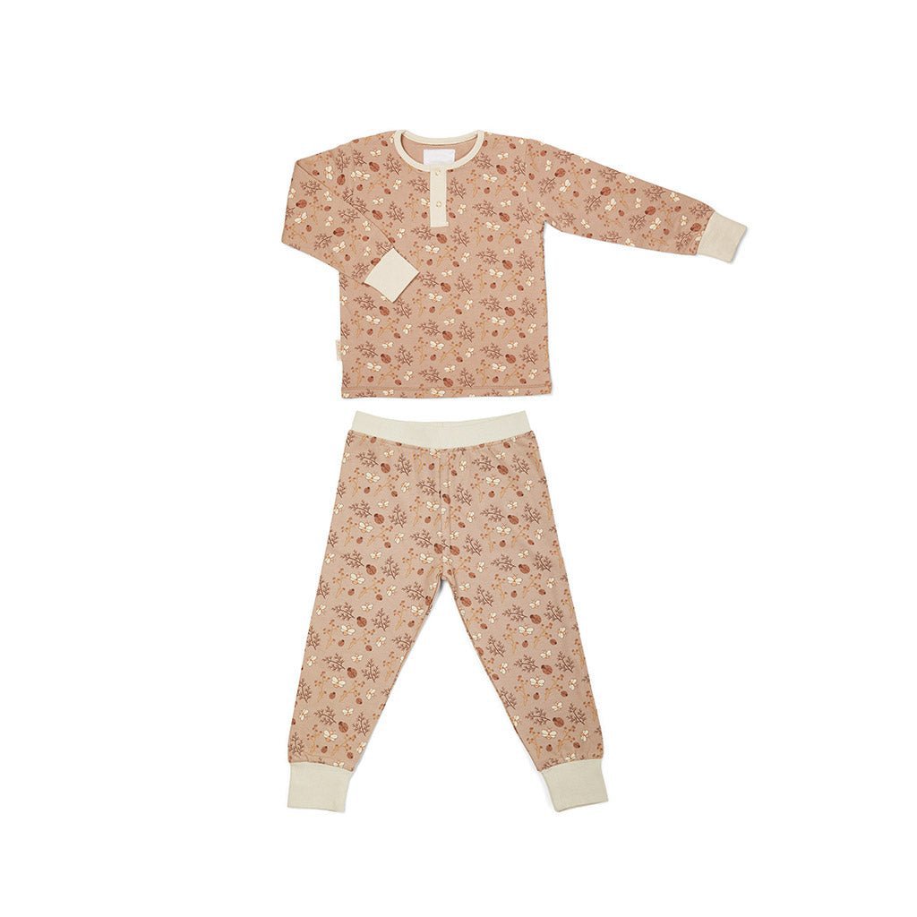 Sara sleepwear-Sand - Flower bee