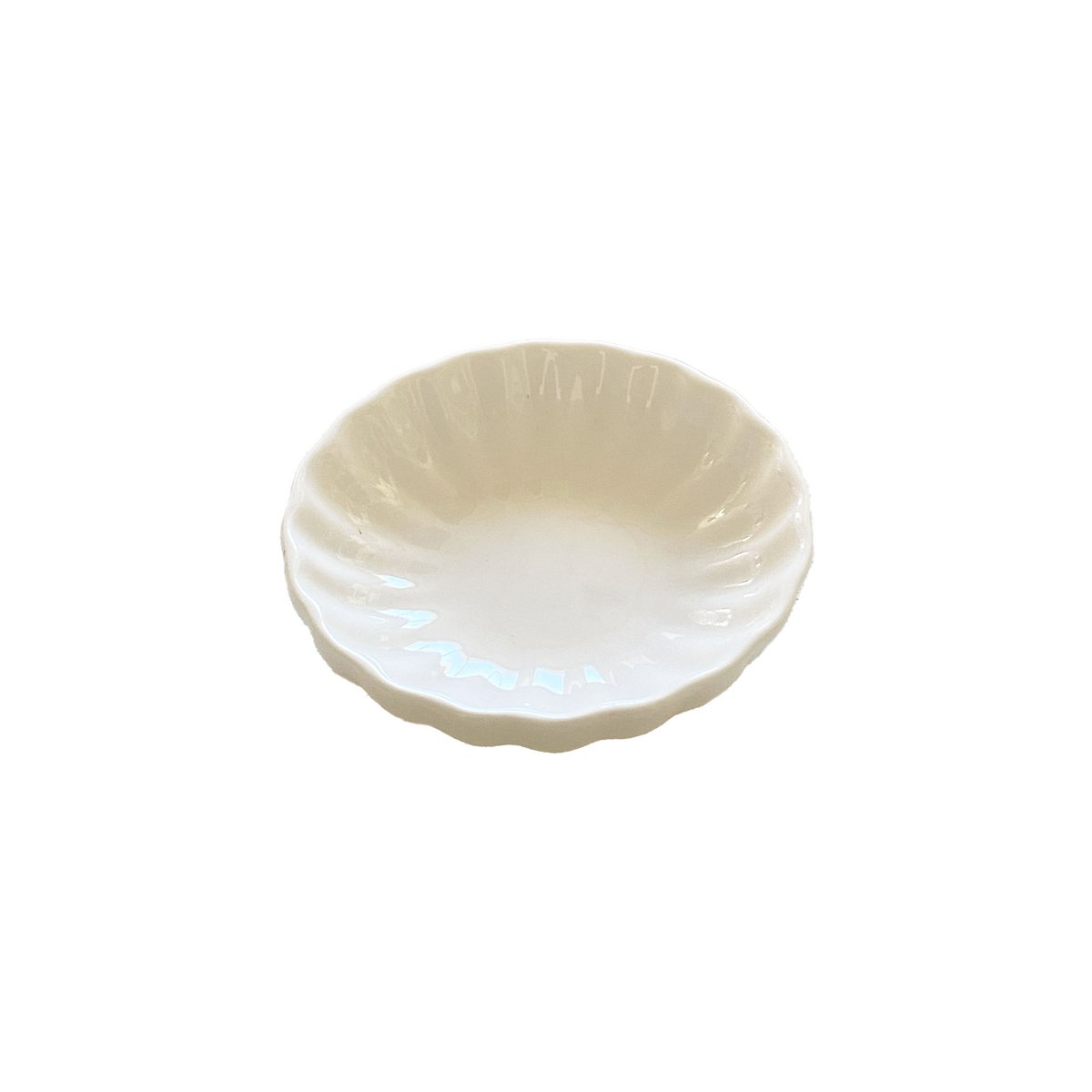 Ceramic white round cup