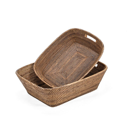 The Hannah Laundry Basket - Natural Brown - M