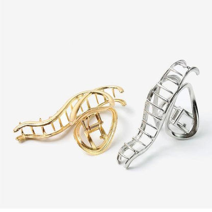 Music Cord Large Claw Metal Hair Clips