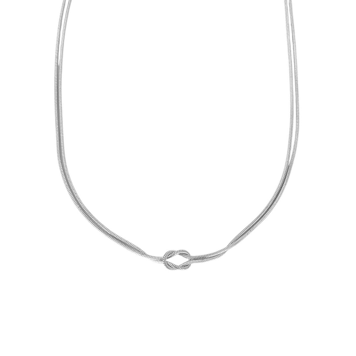 Infinity Knoop Necklace - Silver
