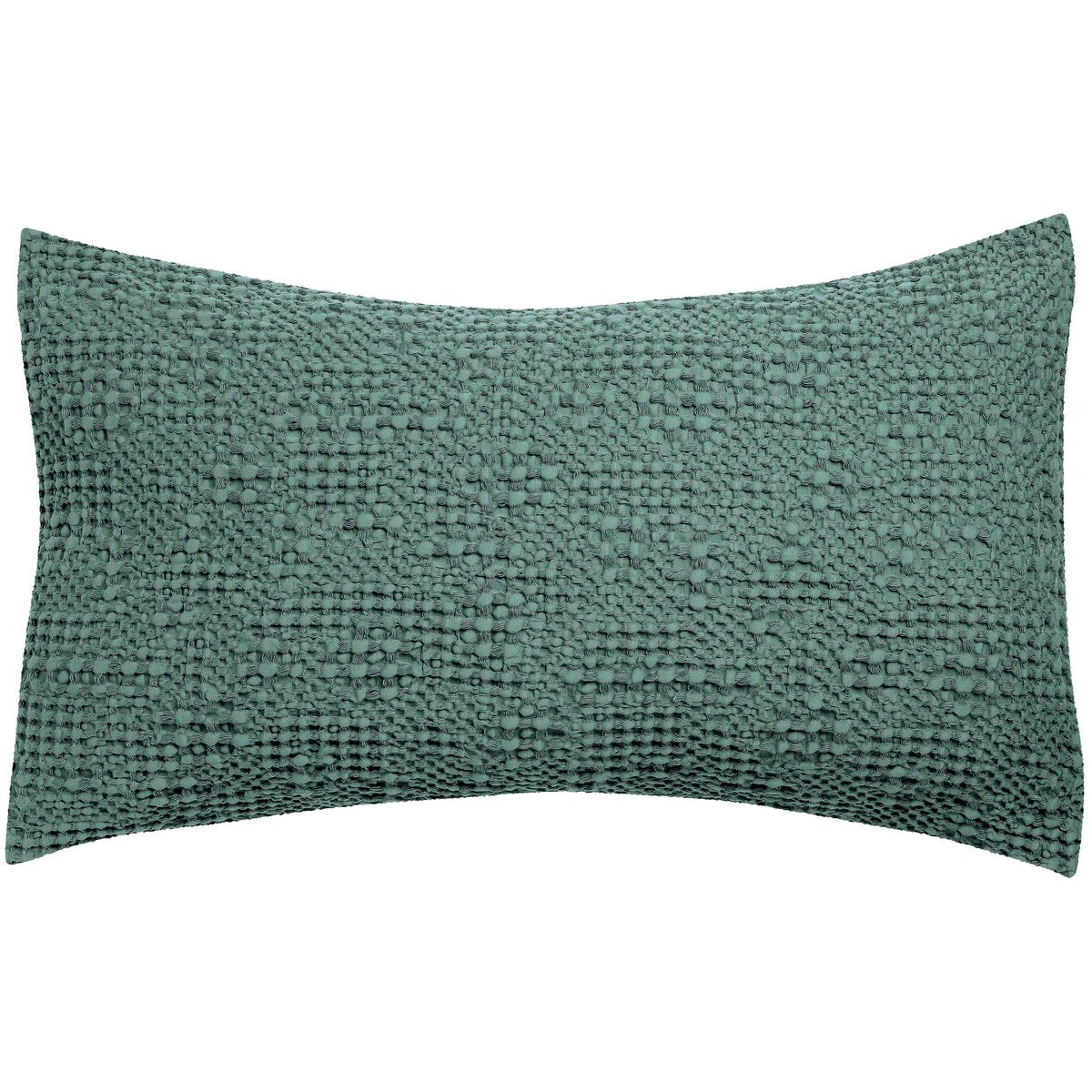 Stonewashed cushion Tana Verdigris 40 x 65