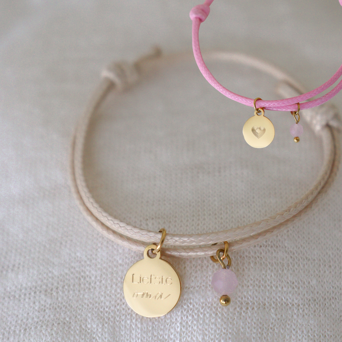 Bracelet Dearest Grandma - Choose Color - Gold