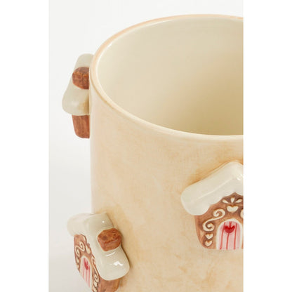 Christmas flowerpot inside Off-white