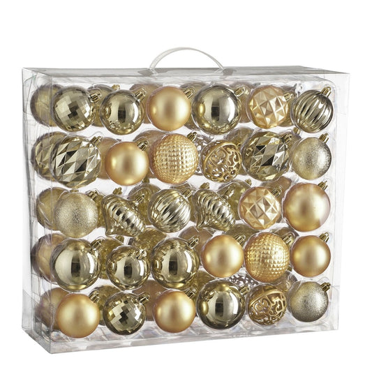 Christmas ball set Champagne