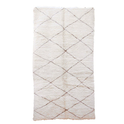 Pure wool Moroccan Berber rug 166 x 310 cm