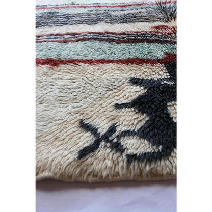 Pure wool Moroccan Berber rug 119 x 171 cm SOLD