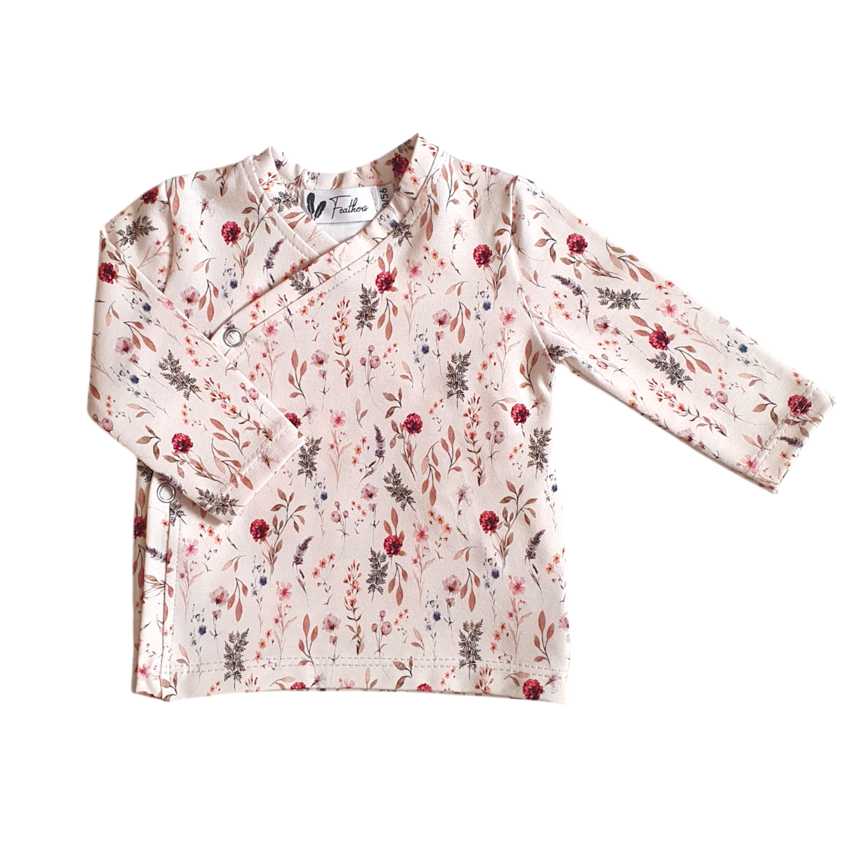 Overslagshirtje romantic flower