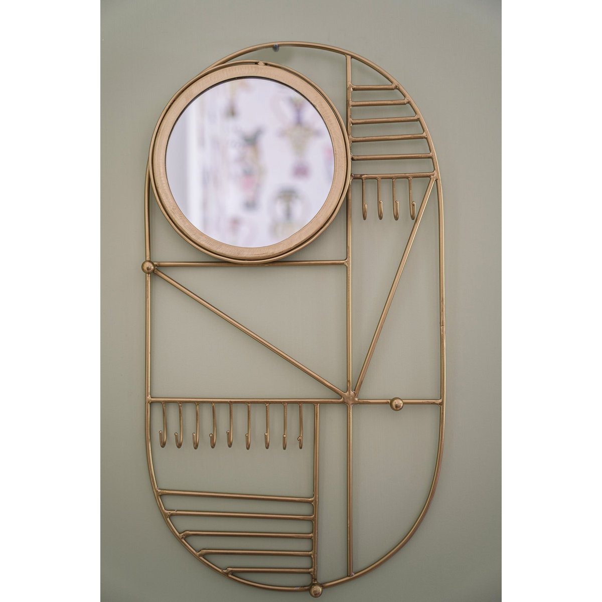The Do I Look Pretty Wall Hanger - Brass