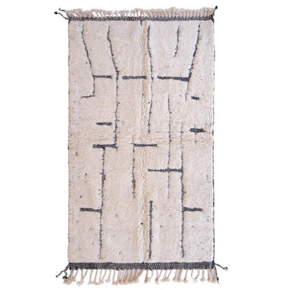 Pure wool Moroccan Berber rug 152 x 244 cm