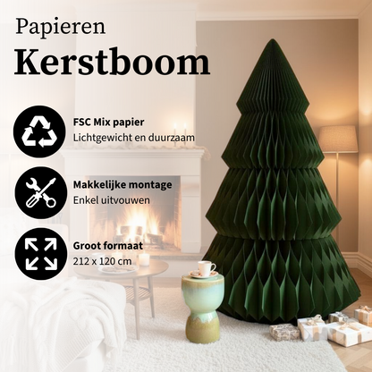 Decorative Christmas tree Dark green