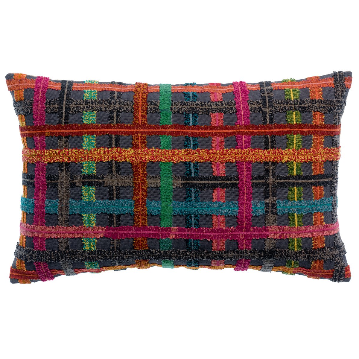 Soline Multico embroidered cushion 30 x 50