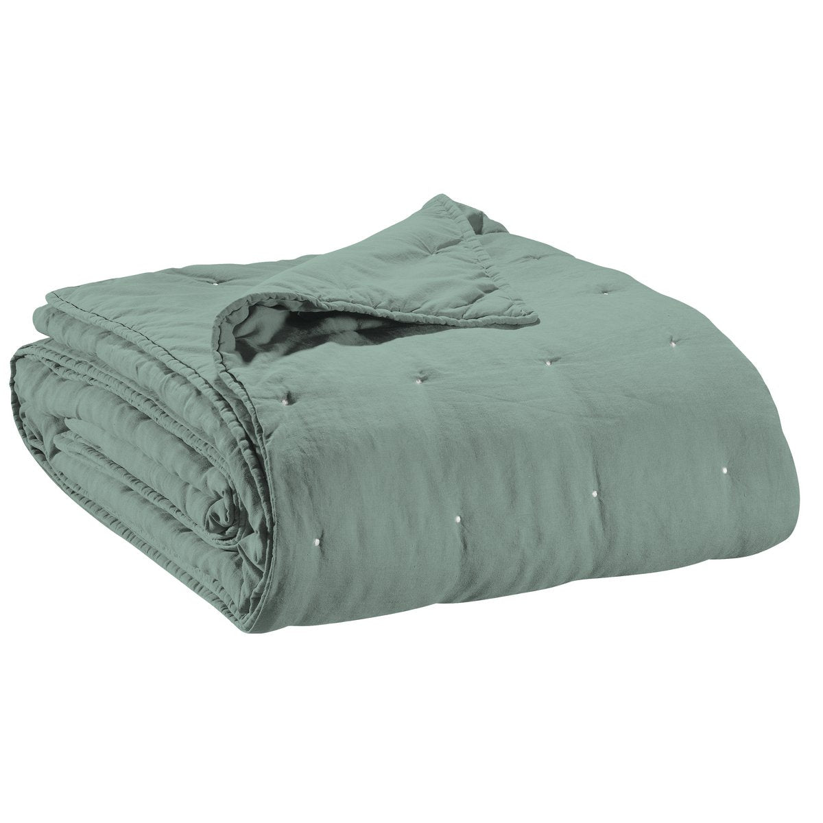 Bed throw Stonewashed Zeff Verdigris 180 x 260