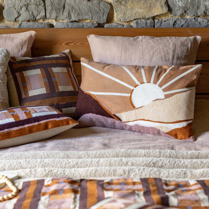 Tahu Copper print cushion 45 x 45