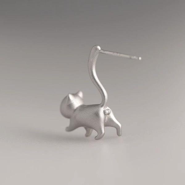 Cute Cat Design Playful Earrings