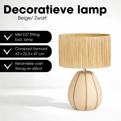 Denton Beige table lamp