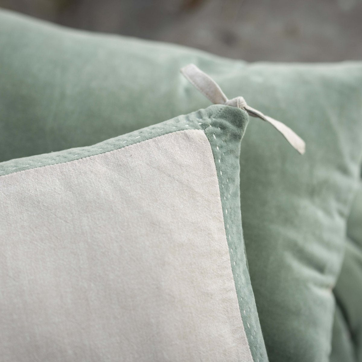Elise Chambray Verbena 45 x 45 cushion