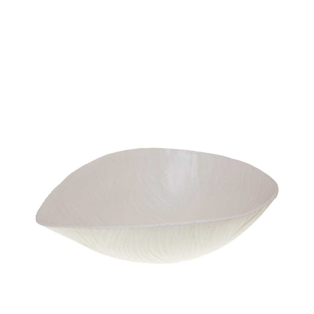 Beige matte bowl 38.5x29x14.5cm