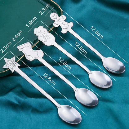 Silver Silver spoon - Lot of 4