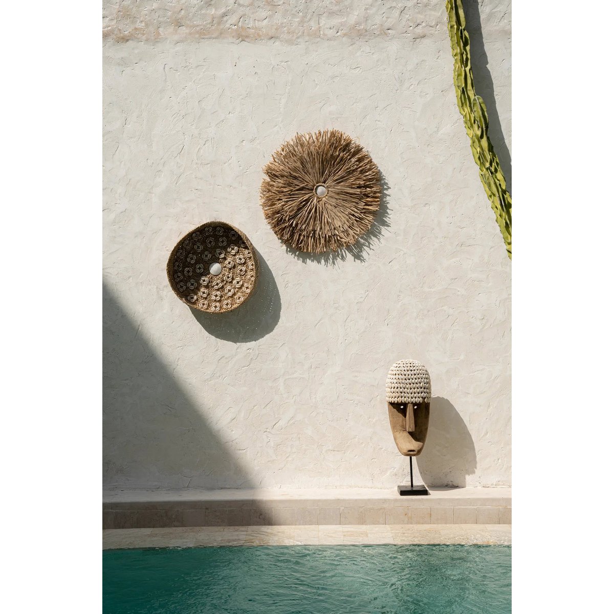 The Caribe Shell Plate - Natural White - M