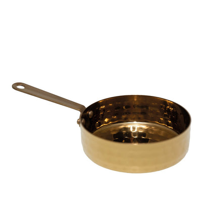 Mini golden saucepan 10.5x10.5x3.5cm