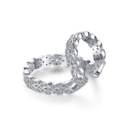 Double Hoops Dazzling Ear Cuff-One piece