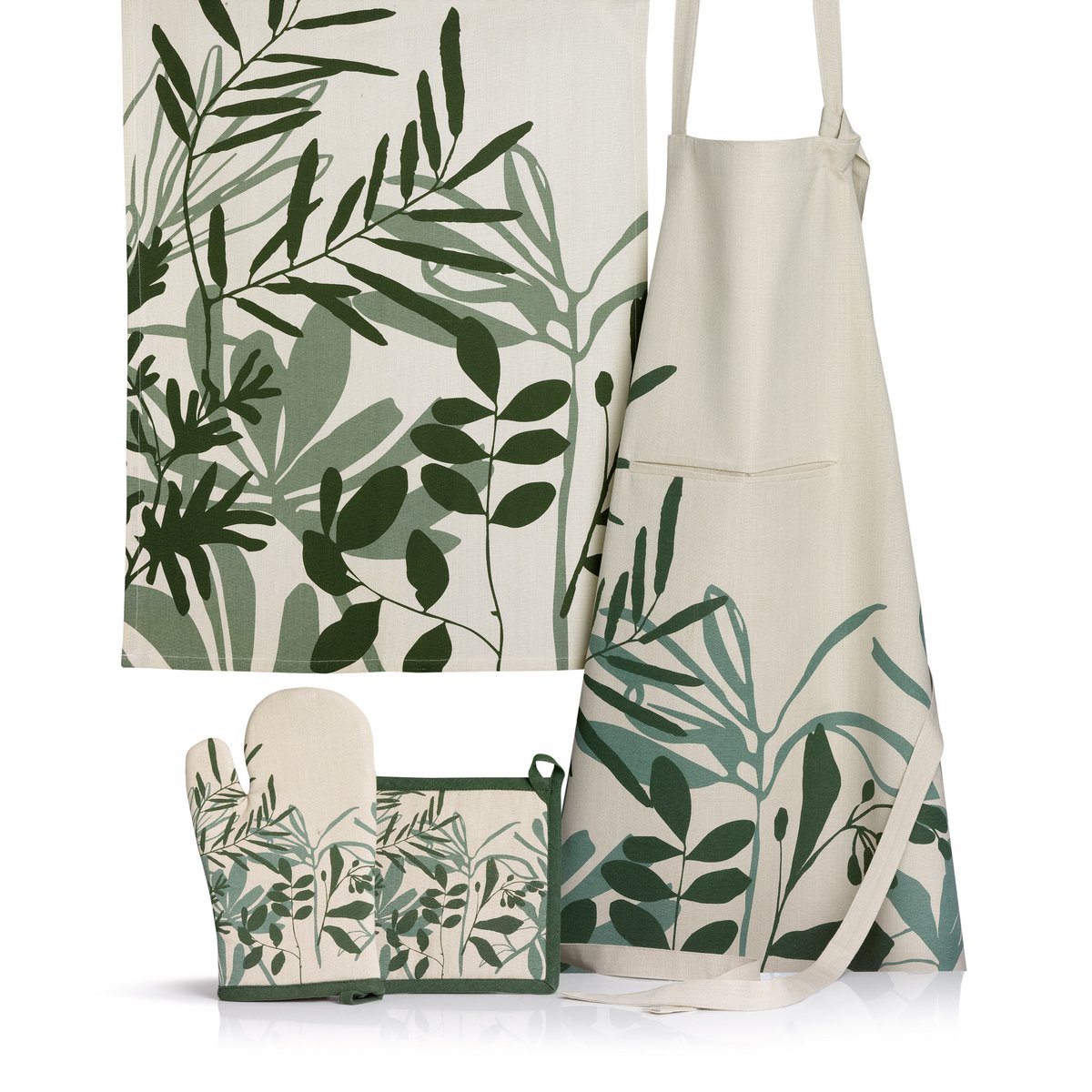 Majda kitchen apron with pocket Multico 72 x 85