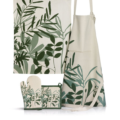 Majda kitchen apron with pocket Multico 72 x 85