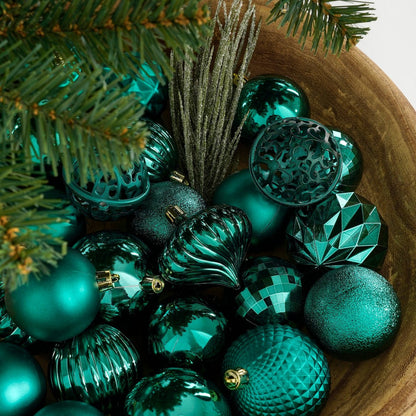 Christmas ball set Dark green