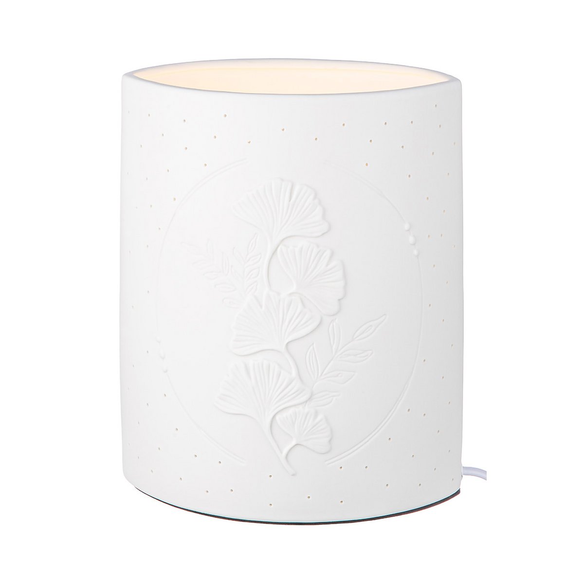 Ginkgo wreath table lamp H.20.5 cm