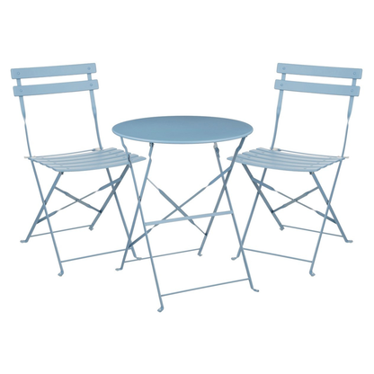 Garden bistro set Laurence Light blue