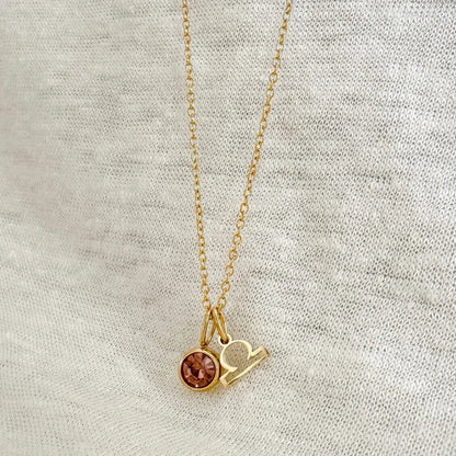 Zodiac Sign Pendant - Choose Zodiac Sign - Gold