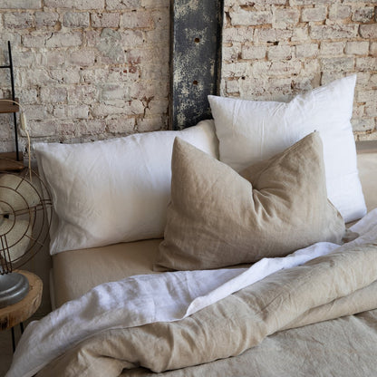 Pillowcase Stonewashed Zeff White 50 x 75