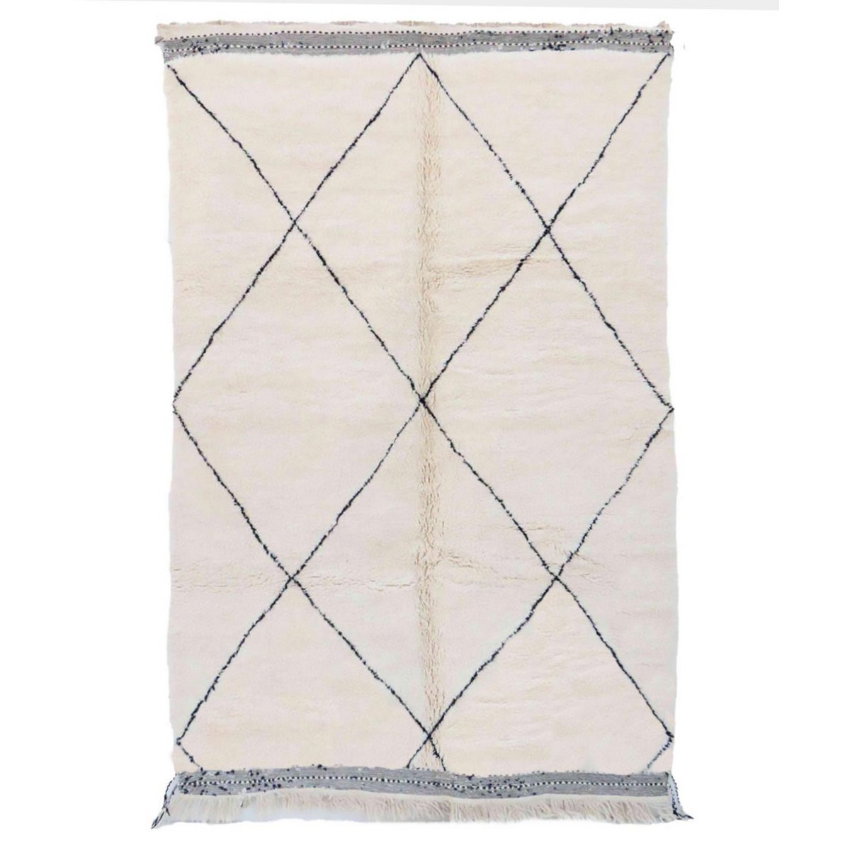 Pure wool Moroccan Berber rug 191 x 304 cm