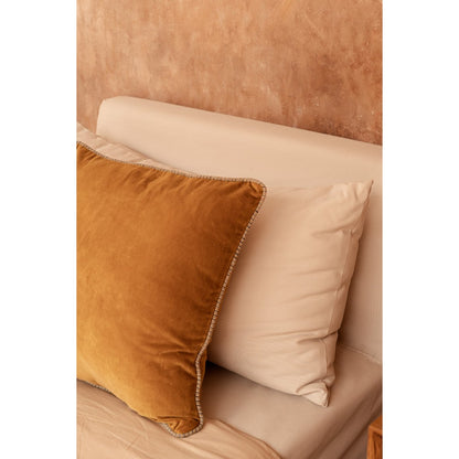 The Velvet Crush Cushion Cover - Mustard - 50x50