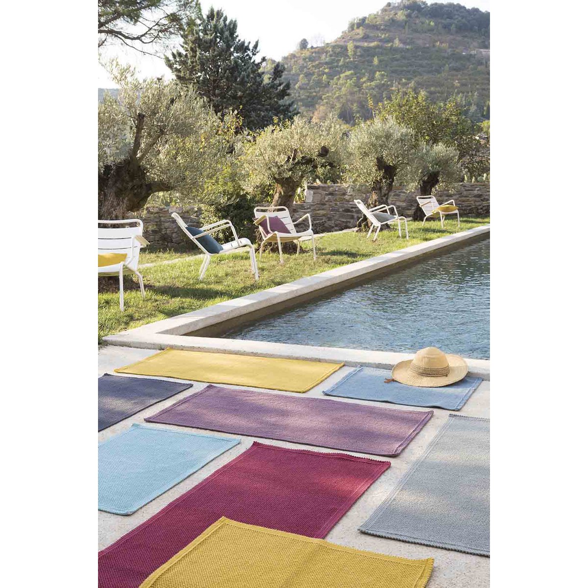 Plain bath mat Etia Absynthe 54 x 64