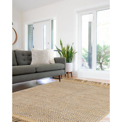 Natural material rug BUBBLES