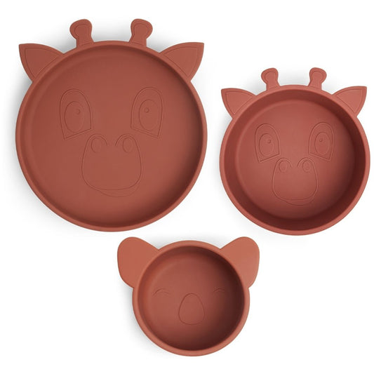 Benni silicone dinner set 3-pack