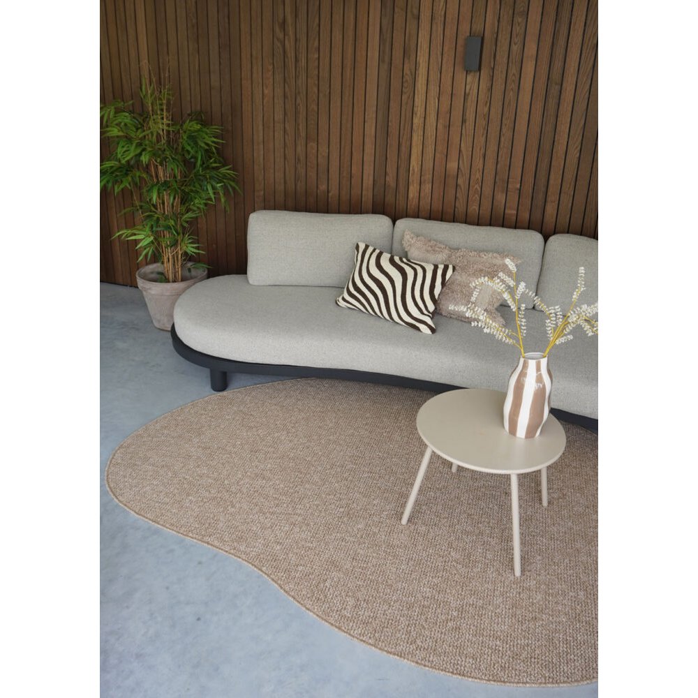 Indoor and Outdoor Rug Sisal Nature - Pebble-shaped 200 x 280 cm