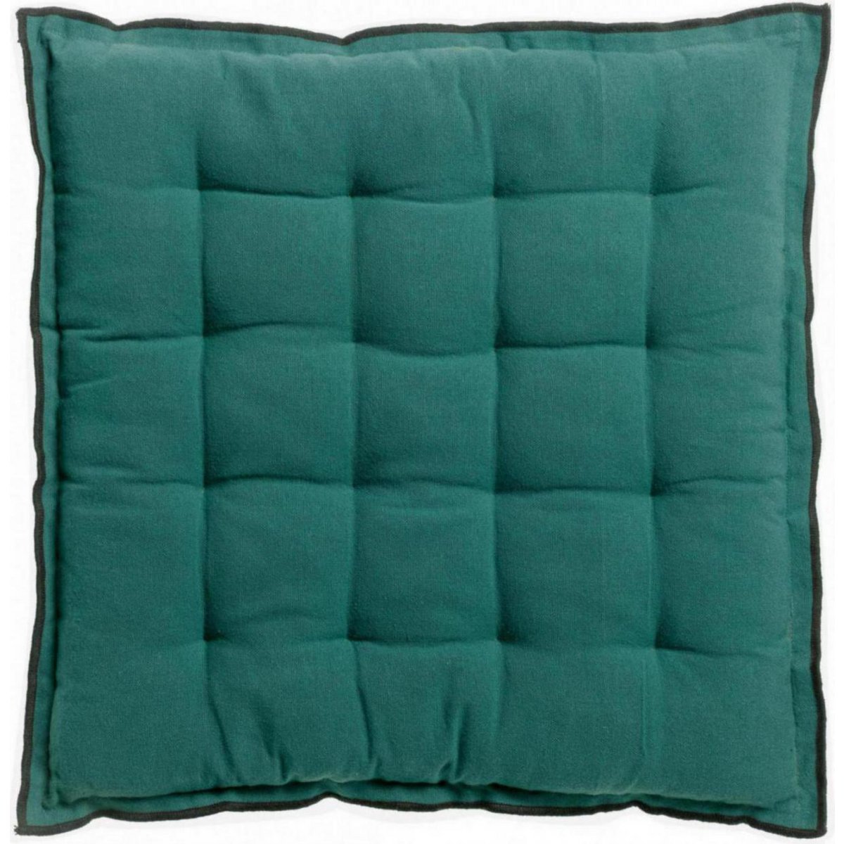 Grace recycled Peacock chair cushion 40 x 40 x 3 cm
