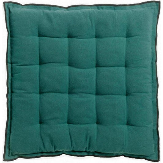 Grace recycled Peacock chair cushion 40 x 40 x 3 cm