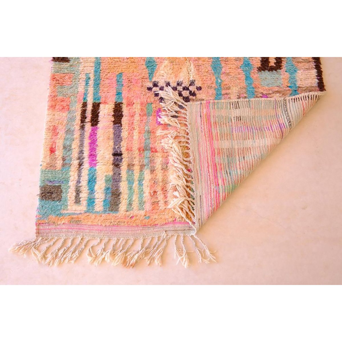 Pure wool Moroccan Berber rug 164 x 251 cm