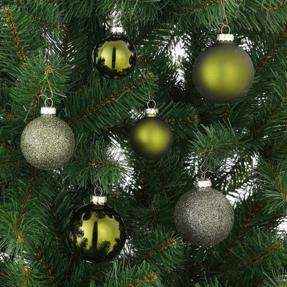 Christmas ball set Dark brown