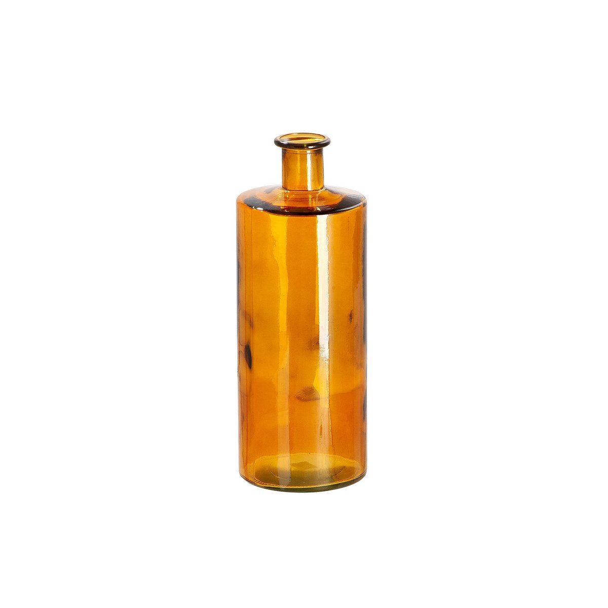 Glass floor vase "Arturo" amber