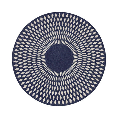 Tapis rond intérieur extérieur ILLUSION