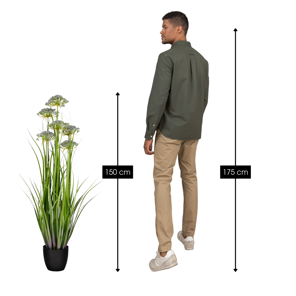 Artificial Plant Ornamental Grass Purple