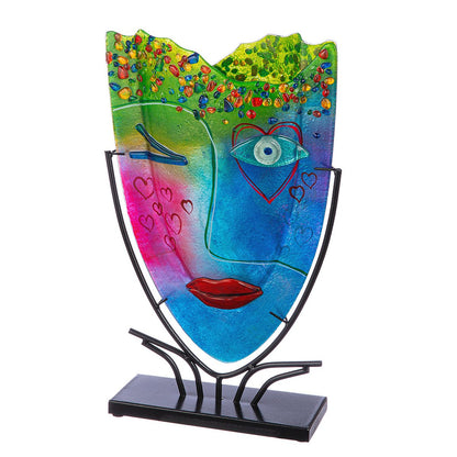 Face vase oval Twinkle H.49 cm